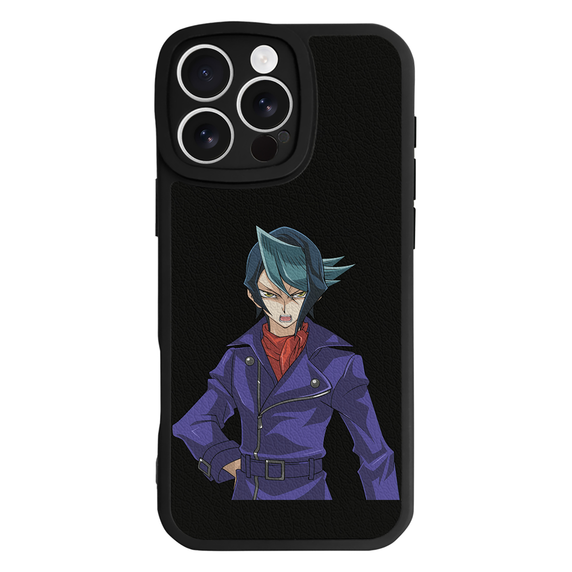 遊☆戯☆王 Yu-Gi-Oh! 【iPhone 16シリーズ対応】シリコンスマホケース（レザー調） 材質：シリコン
